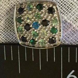 Sapphire and Sterling Slide
